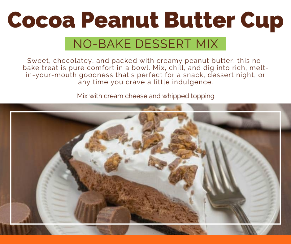 *NEW Cocoa Peanut Butter Cup No-Bake Dessert Mix