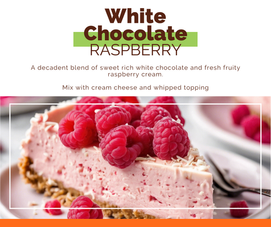White Chocolate Raspberry No-Bake Dessert Mix