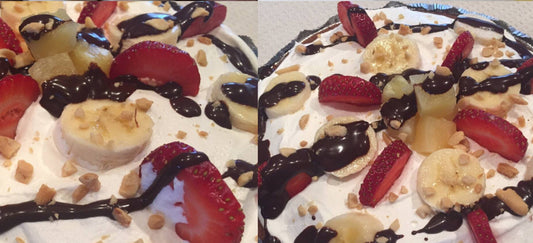 Banana Split No-Bake Pie