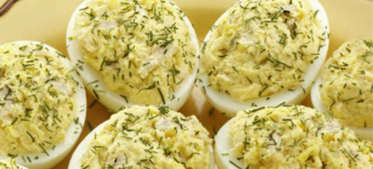 Delicious Dill-Deviled Eggs
