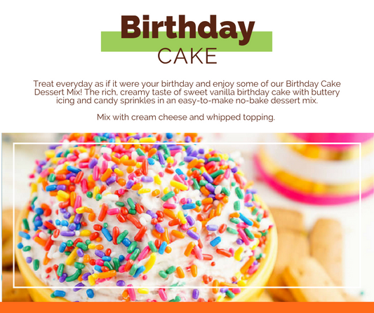 Birthday Cake No-Bake Dessert Mix