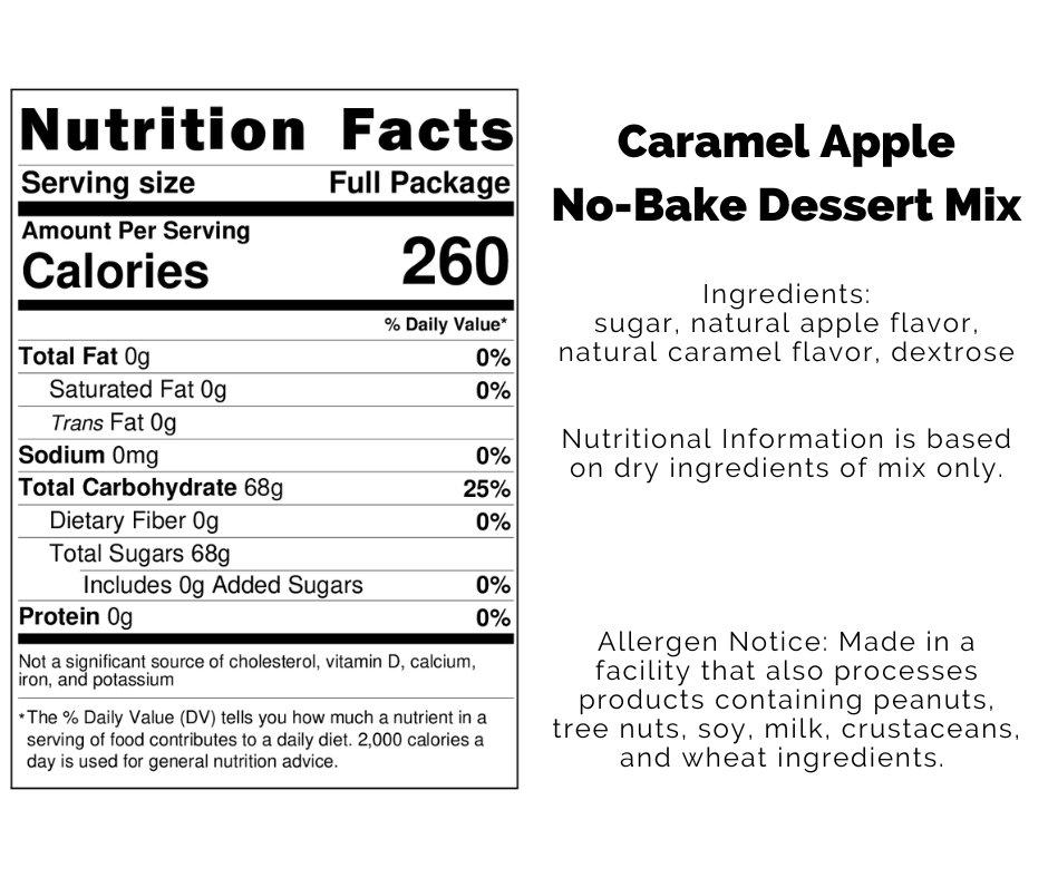 Caramel Apple No-Bake Dessert Mix
