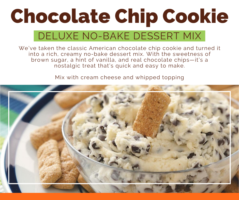 Chocolate Chip Cookie No-Bake Dessert Mix
