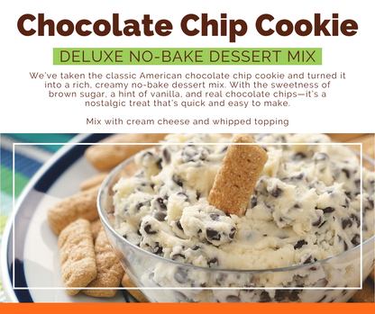 Chocolate Chip Cookie No-Bake Dessert Mix