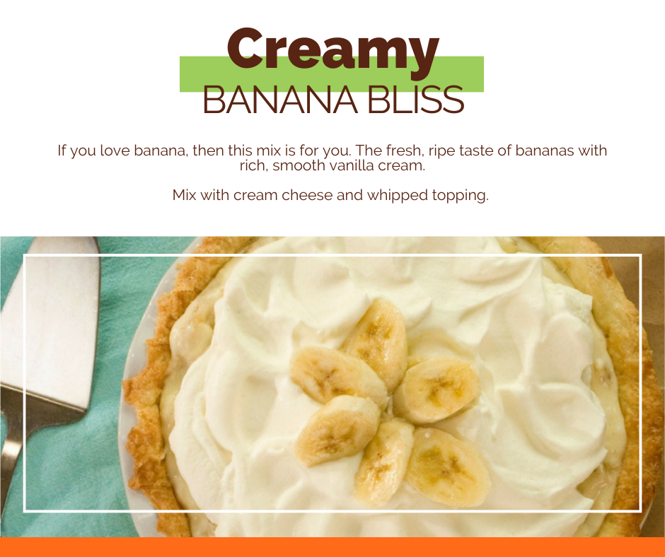 Creamy Banana Bliss No-Bake Dessert Mix