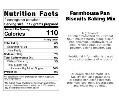 *NEW Farmhouse Pan Biscuits Baking Mix