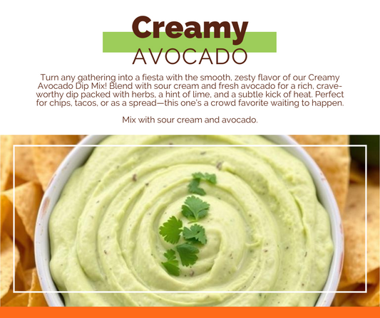 Mix of the Month - Creamy Avocado Dip Mix