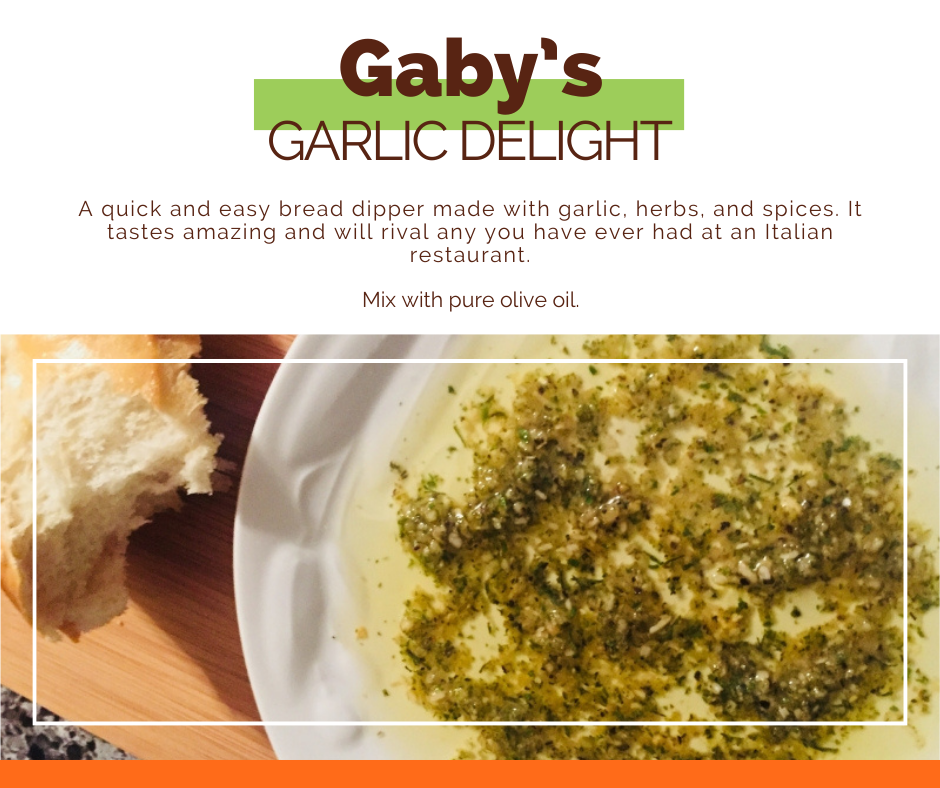 Gaby's Garlic Delight Bread Dipper