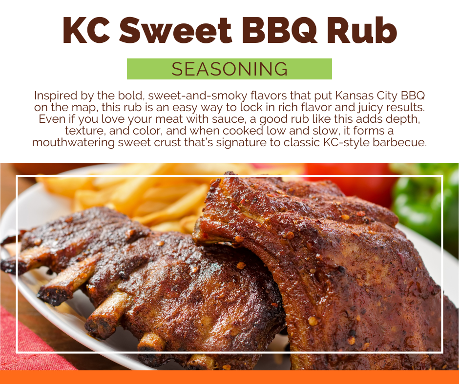 KC Sweet BBQ Rub Seasoning