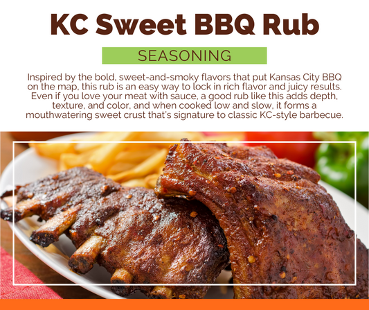 KC Sweet BBQ Rub Seasoning