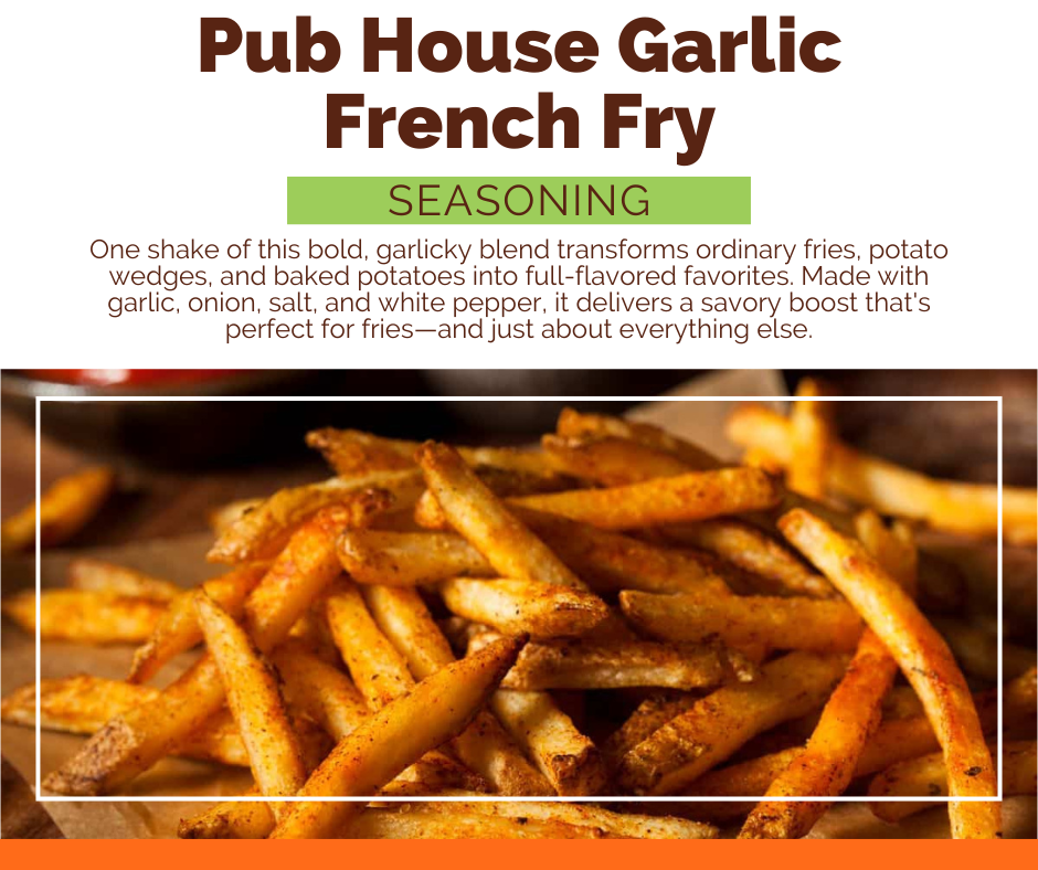 Pub House Garlic French Fry Seasoning