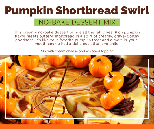 Pumpkin Shortbread Swirl No-Bake Dessert Mix