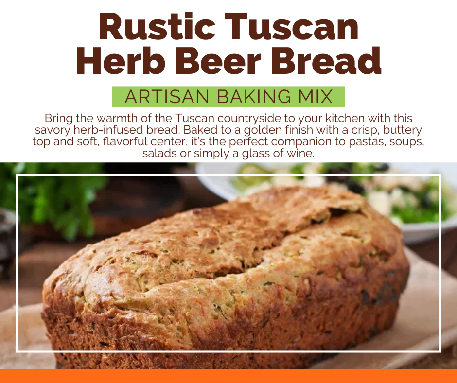 COMING SOON - Rustic Tuscan Herb Beer Bread Baking Mix