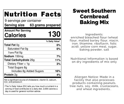 *NEW Sweet Southern Cornbread Baking Mix